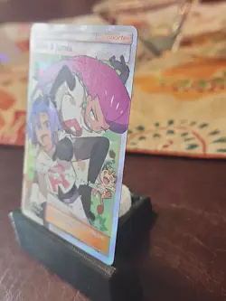 Pokemon TCG Hidden Fates Jessie and James Full Art Trainer Trading Card 68/68 NM - Image 2