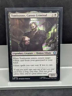 Tombstone, Career Criminal X1 NM Marvel's Spider Man MTG - Image 1