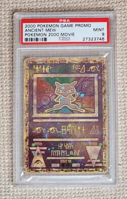 2000 Ancient Mew Movie Promo PSA 9 Pokemon Card - Image 1
