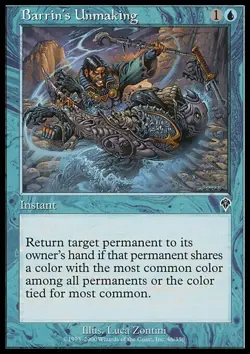 MTG - Barrin's Unmaking - Foil Invasion - Image 1