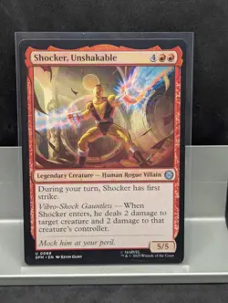 Shocker, Unshakable X1 NM Marvel's Spider Man MTG - Image 1