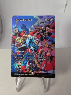 FOIL WARLEADER'S CALL BORDERLESS Marvel Universe Magic 096 - Image 1