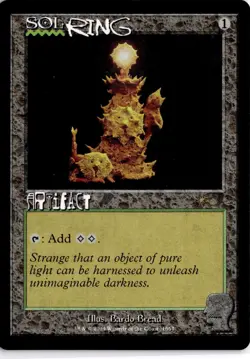 MTG Secret Lair BrainDead Non-Foil Sol Ring () 1664 SLD R NM Scan MagicTheGather - Image 1