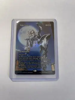 Nine Lives NM Borderless Foil MTG, Marvel's Spider-Man - Image 1