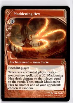 MTG MB2 Maddening Hex (Future Sight) R 195 NM Scan Pack Fresh - Image 1