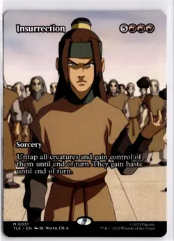 MTG TLA Non-Foil Insurrection (Borderless) 31 FIC M Avatar: The Last Airbender: - Image 1