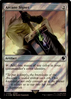 MTG Commander: FINAL FANTASY Surge Foil Arcane Signet () C 333 NM Scan - Image 1