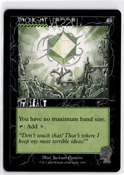 MTG Secret Lair BrainDead Non-Foil Thought Vessel () 1665 SLD R NM Scan MagicThe - Image 1