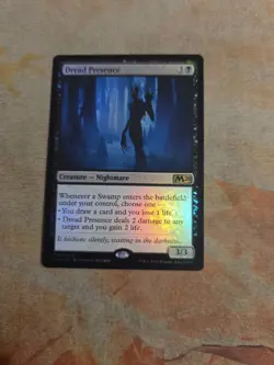 Dread Presence FOIL Core Set 2020 MTG LP - Image 1