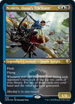 Nymris, Oona's Trickster - ETCHED FOIL - NM/M - Commander Legends - MTG - Image 1