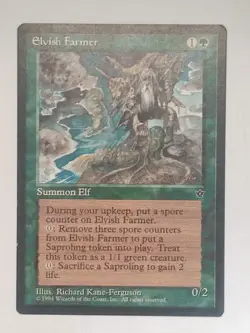 Elvish Farmer - Fallen Empires (FEM) - Magic: The Gathering - MTG - NM - Vintage - Image 1