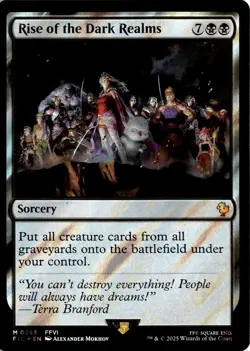 MTG FIC Surge Foil Rise of the Dark Realms Commander: Final Fantasy 283 M NM Car - Image 1