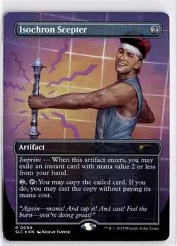 MTG Secret Lair Foil Isochron Scepter 9 SLC R NM Encyclopedia - Image 1