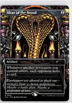 MTG Secret Lair Non-Foil Altar of the Brood 1 SLC R NM Encyclopedia - Image 1