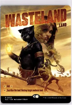 MTG Secret Lair Non-Foil Wasteland 23 SLC R NM Encyclopedia - Image 1