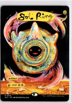MTG Secret Lair Non-Foil Sol Ring 19 SLC R NM Encyclopedia - Image 1