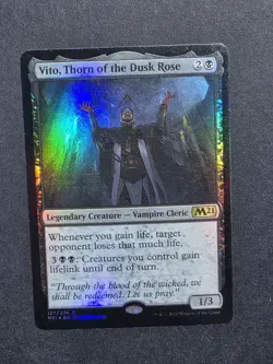 Vito, Thorn of the Dusk Rose Core Set 2021 Foil - Image 1