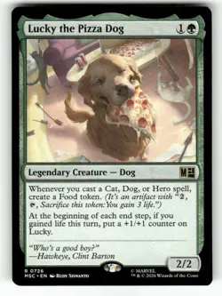 Lucky the Pizza Dog 726 Commander: Marvel Super Heroes Magic: The Gathering NM - Image 1
