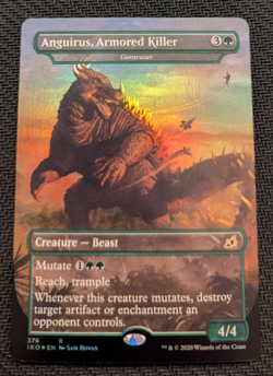 MTG Anguirus, Armored Killer Gemrazer FOIL Ikoria 376 NM/M Pack Fresh - Image 1
