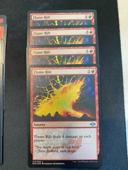 MTG Modern Horizons 2 Flame Rift Foil Etched x 4 - Image 1