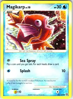 Magikarp 65/100 Common Stormfront Pokemon Near Mint - Image 1