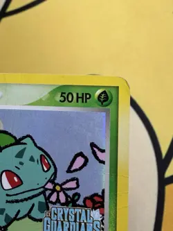 Bulbasaur 45/100 Reverse Holo EX Crystal Guardians Pokemon Card DMG - Image 4