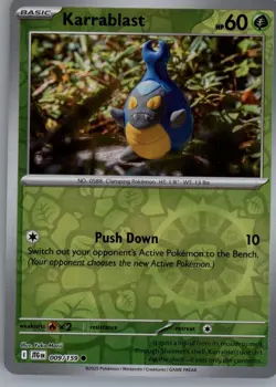 Karrablast 009/159 Common Journey Together Pokemon Reverse Holo Near Mint - Image 1