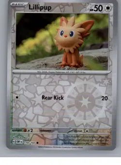 Lillipup 170/197 Common Obsidian Flames Pokemon Near Mint - Image 1