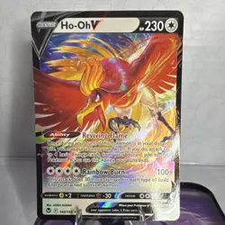 The Pokemon Company Pokemon TCG Ho-Oh V 140/195 Silver Tempest Holo UR EN - Image 1