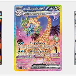 Pokemon TCG Alolan Exeggutor ex 242/191 Surging Sparks SIR Holo English 2024 - Image 1