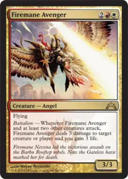 Firemane Avenger - Light Play MTG Gatecrash - Image 1