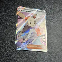 2025 Pokemon Surging Sparks Trainer Jasmine's Gaze 233 /192 Full Art Holo Rare - Image 2