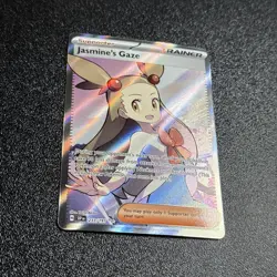 2025 Pokemon Surging Sparks Trainer Jasmine's Gaze 233 /192 Full Art Holo Rare - Image 3