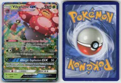 Vileplume GX 4/236 Holo GX Rare Cosmic Eclipse Pokemon Holo LP/MP - Image 3