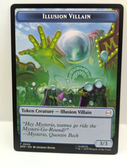 MTG Spiderman - Illusion Villain/Spider - Token - SPM 005 - - Image 1