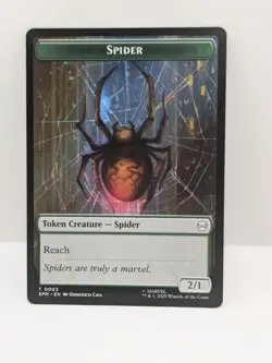 MTG Spiderman - Illusion Villain/Spider - Token - SPM 005 - - Image 2