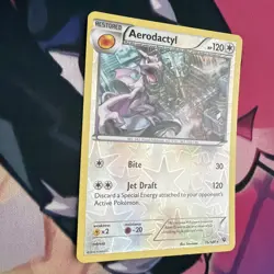 Aerodactyl 76/124 Reverse Holo Rare Fates Collide Pokemon 2016 - Image 2