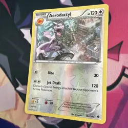 Aerodactyl 76/124 Reverse Holo Rare Fates Collide Pokemon 2016 - Image 3