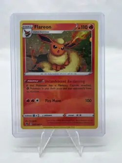 Pokemon TCG - FLAREON - 26/185 - COSMOS HOLO PROMO - VIVID VOLTAGE (2020) - LP - Image 1