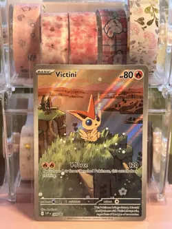 Pokemon TCG Sv: Scarlet & Violet Promo Victini 208 Holo Promo 80 HP ENG 2025 - Image 1