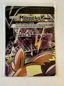 Pokemon TCG Morpeko V-Union SWSH287/ 288 /289/290 Black Star Promo Set Of 4 - Image 2