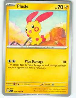 Plusle - 60/182 Paradox Rift - Pokemon TCG - 2023 - Image 1