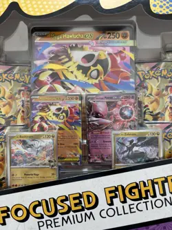 Pokemon TCG Mega Evolution Ascended Heroes Focused Fighters Premium Box 2025 X2 - Image 3