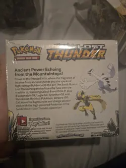 Pokemon TCG Sun & Moon Lost Thunder Booster Box Sealed English Lugia Zeraora - Image 2