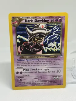 Dark Slowking 20/105 R Neo Destiny Pokemon Unlimited pack fresh Mint - Image 1