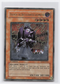 Dekoichi the Battlechanted Locomotive (MP) Ultimate(UTR) 1st Ed RDS-EN032 Yugioh - Image 1