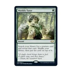 WOTC MtG Commander Collection: Green Worldly Tutor (R) NM - Image 1
