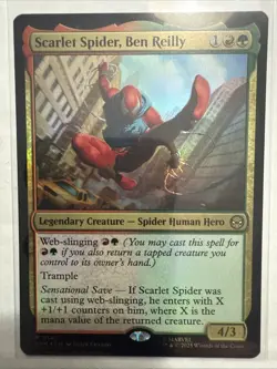 MTG Scarlet Spider, Ben Reilly 0142 Foil Marvel's Spider-Man NM SPM - Image 1