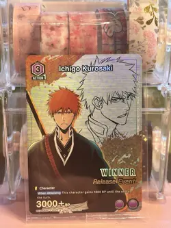 Union ARENA Bleach ICHIGO Kurosaki WINNER Release Event Sealed English - Image 1