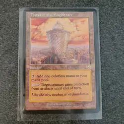 MTG - Tower of the Magistrate - Mercadian Masques Set (Rare/Land) 1993-1999 - Image 2